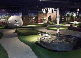 Går det att bygga en minigolfbana inomhus?
