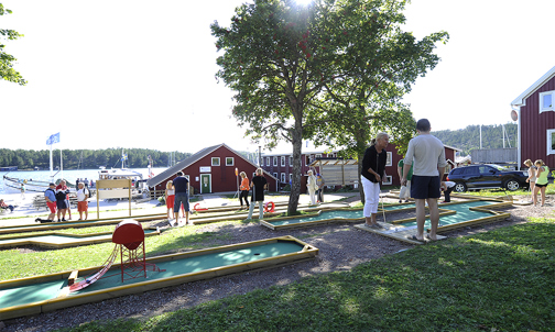 Mini Golf på Ulvön