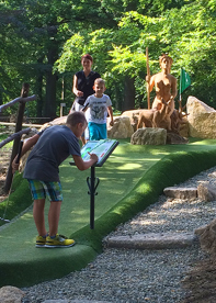 Familj på Hexengolf
