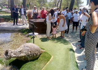 Invigning av Zaton äventyrsgolf