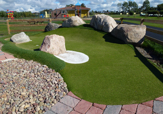 Hörnhål på Skrea äventyrsgolf