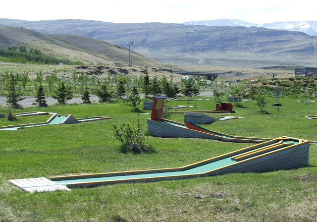 Fun Park minigolf in Iceland