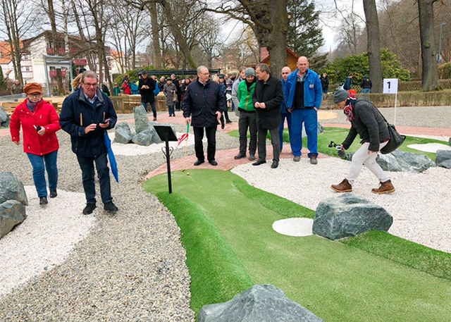 Öppning av Äventyrsgolfen i Bad Harzburg