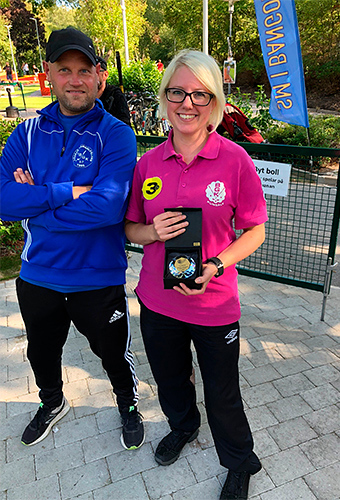 Vinnare i damklassen Jenny Erlandsson