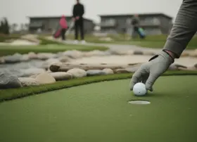 Vilket underlag fungerar bäst för äventyrsgolf?