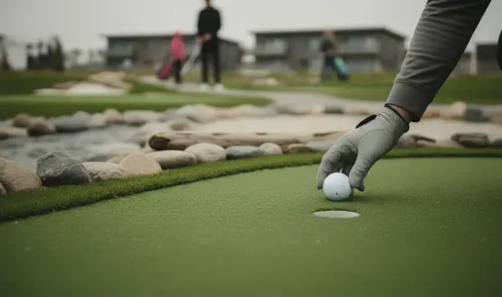 Vilket underlag fungerar bäst för äventyrsgolf?